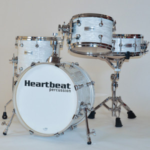Heartbeat DSM Maple Drum Sets Vintage White